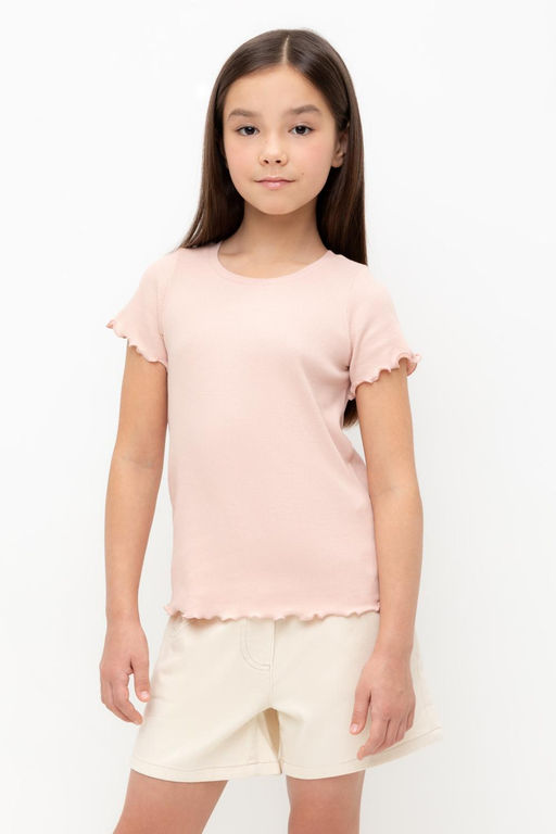 КР 301989-1/дымчатая роза фуфайка (футболка) для дев