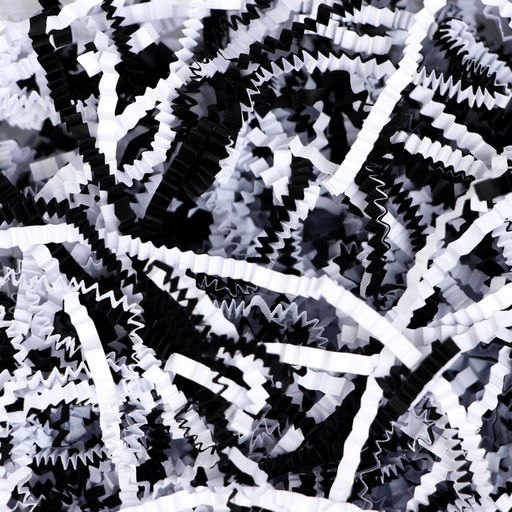 Наполнитель бумажный Инь Янь, МИКС, бело - чёрный, 500 г - UPAK LAND фото 3