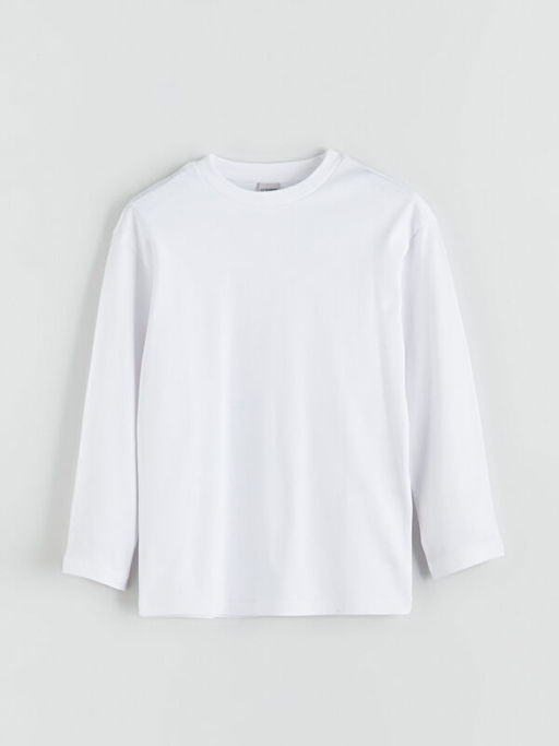 Bisiklet Yaka Basic Uzun Kollu Erkek ?ocuk Ti??rt