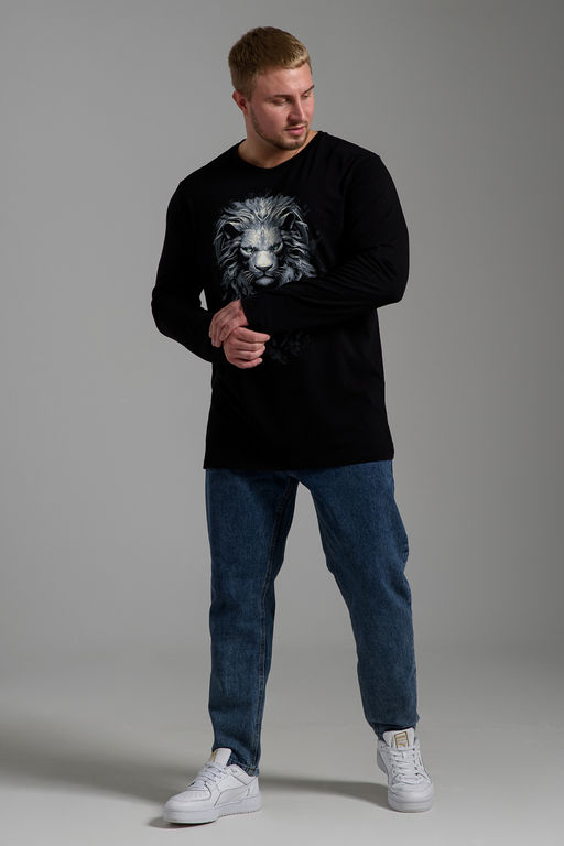 8546 Футболка с длинным рукавом мужская