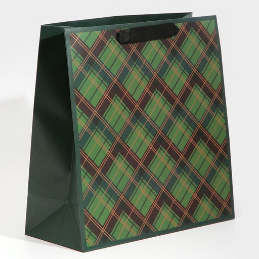 Пакет ламинированный квадратный New Year, 30 30 12 см - Дарите счастье фото 2