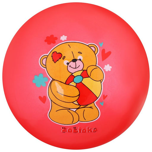 Мяч детский ZABIAKA Мишка с мячом, d=22 см, 70 г, цвет МИКС фото 5