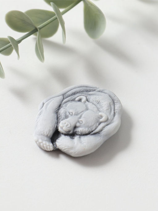 Магнит "Медведь" (вид спереди), 4,5см