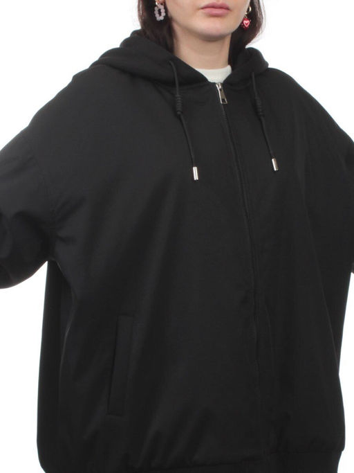 H24-283 BLACK Куртка демисезонная женская (100 гр. синтепон)