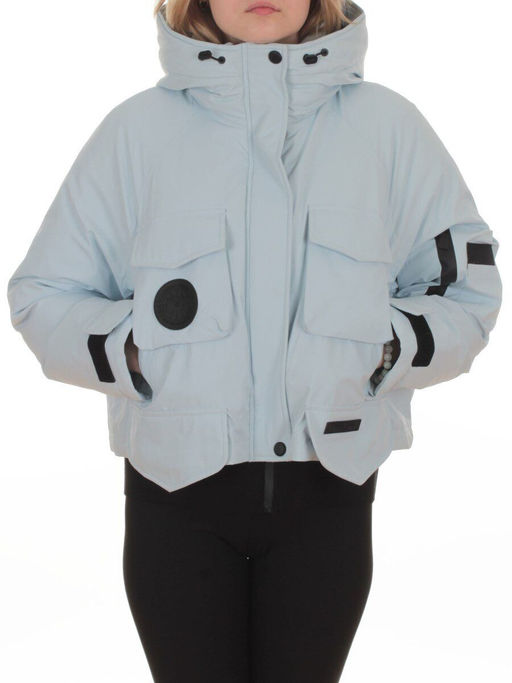 H24-280 LT. BLUE Куртка пуховая женская (утиный пух) - Fashion фото 3