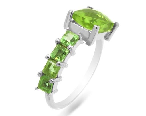 Кольцо из серебра султанит, Беатриче