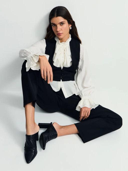 Зауженные брюки с хлопком в составе / Zarina