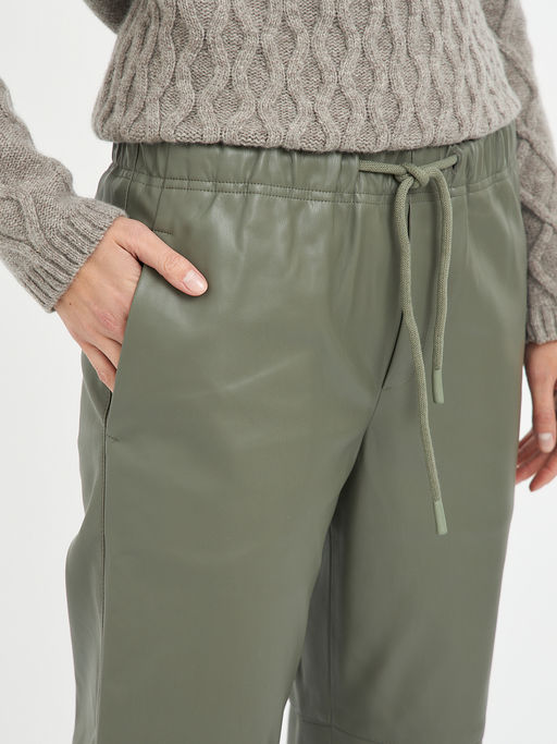 брюки женские из эко кожи - Glenfield фото 4