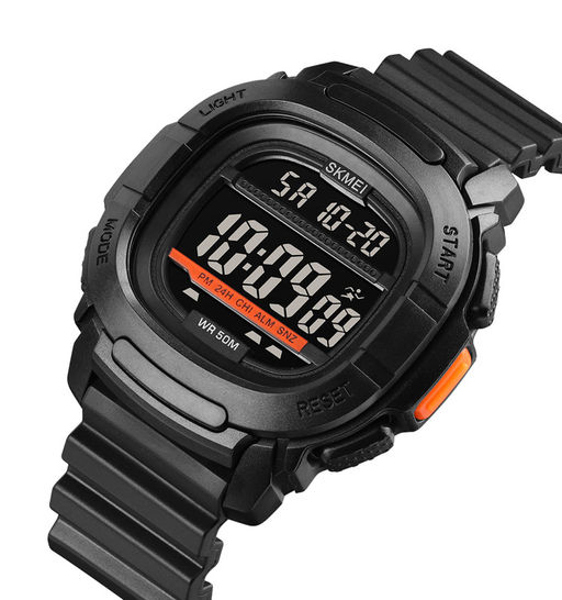 Часы наручные Skmei мужские электронные спортивные 1657black-black