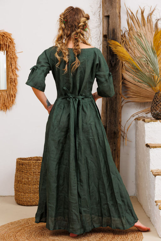 Платье AMORI 9731 изумруд  фото 5