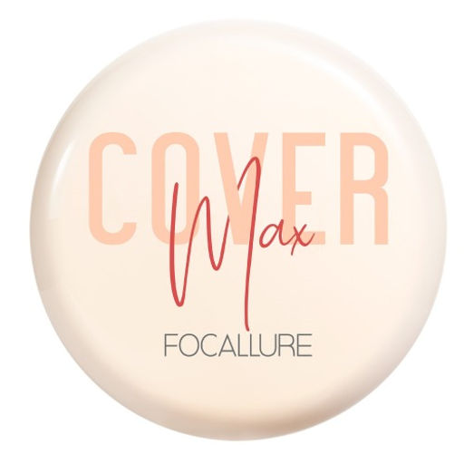 FOCALLURE Пудра для лица Covermax Two way cake Pressed Powder тон 01, 6,8 г  фото 2