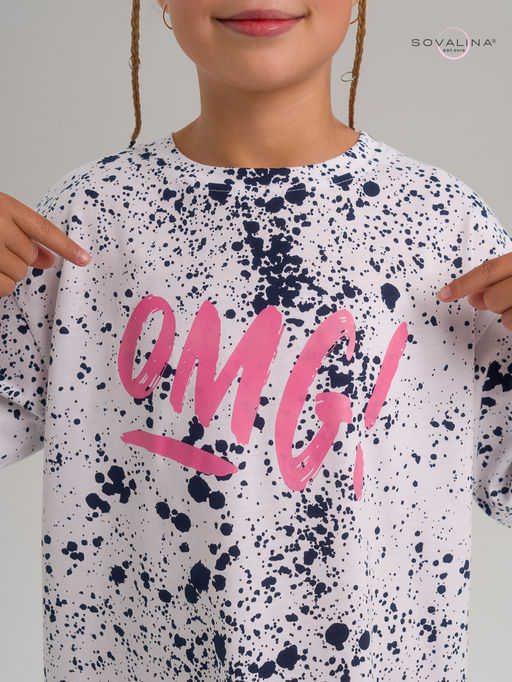 Платье Teen бум синий OMG - Sovalina фото 4