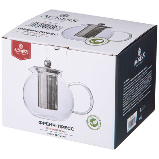 ЧАЙНИК ЗАВАРОЧНЫЙ AGNESS 1200 МЛ  фото 2