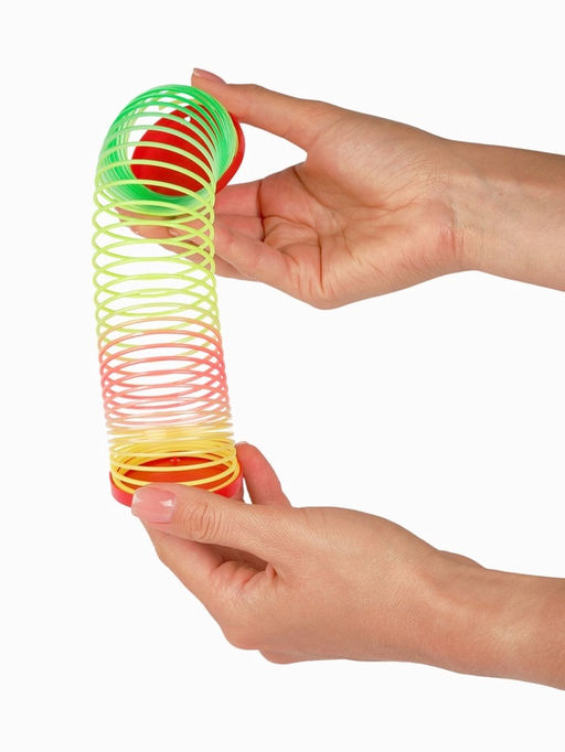 Пружинка радуга Новогодняя лошадь, d=5 см, МИКС - Funny toys фото 16