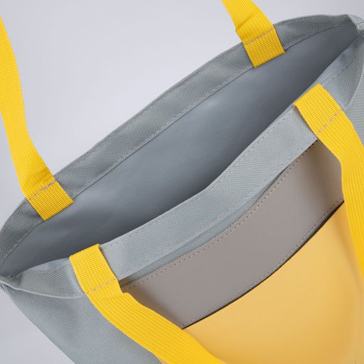 Сумка-шопер с карманом TOXIC, серый цвет, 40 х 35 см - Nazamok фото 10