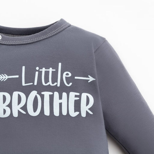 Комбинезон Крошка Я Brother, рост 68-74 см, цвет тёмно-серый фото 6