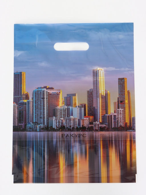 Цена за 50 шт. Пакет «Ракурс», полиэтиленовый с вырубной ручкой, 30×40 см, 60 мкм 10371009