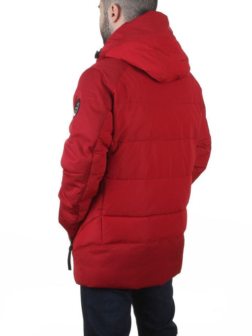 6702 BURGUNDY Куртка мужская зимняя (200 гр. холлофайбер)
