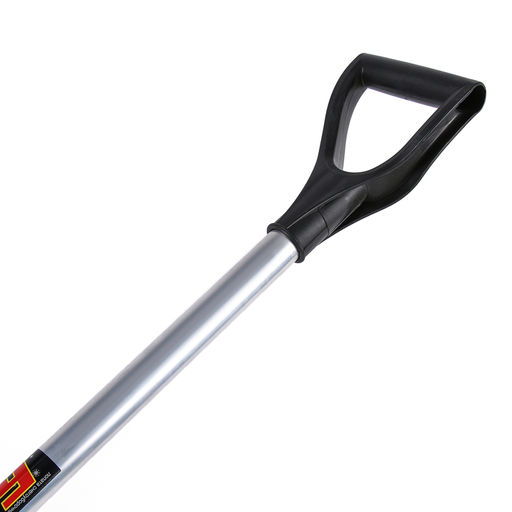 Лопата пластиковая, ковш 505 × 340 мм, с оцинкованной планкой, алюминиевый черенок, «Буран»