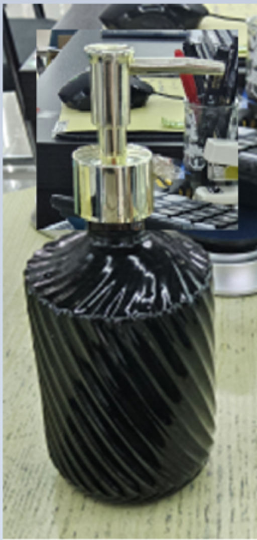 Дозатор для жидкого мыла / GL300Z /уп 48/золото - Галеонтрейд фото 3