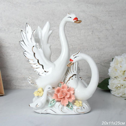 Статуэтка Лебеди 20х11х25 см / W3142 /уп 16/ - ГалеонТрейд фото 4