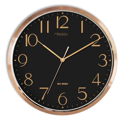 Настенные часы Mirron круглые золотые P3263ABL
