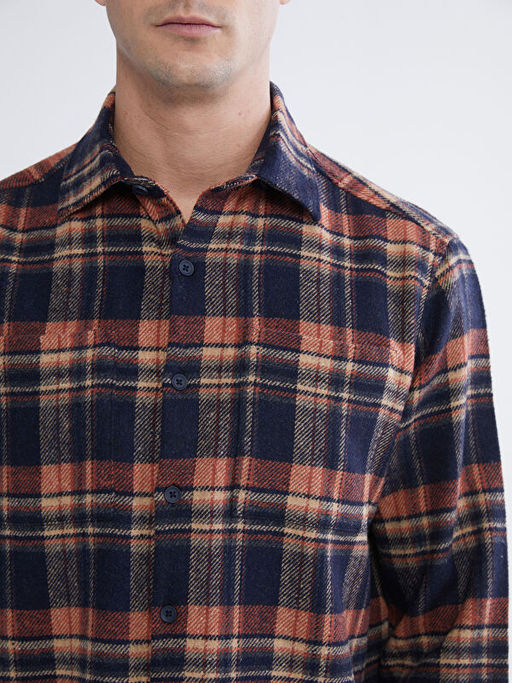 Rahat Kal?p Ekose Erkek G?mlek