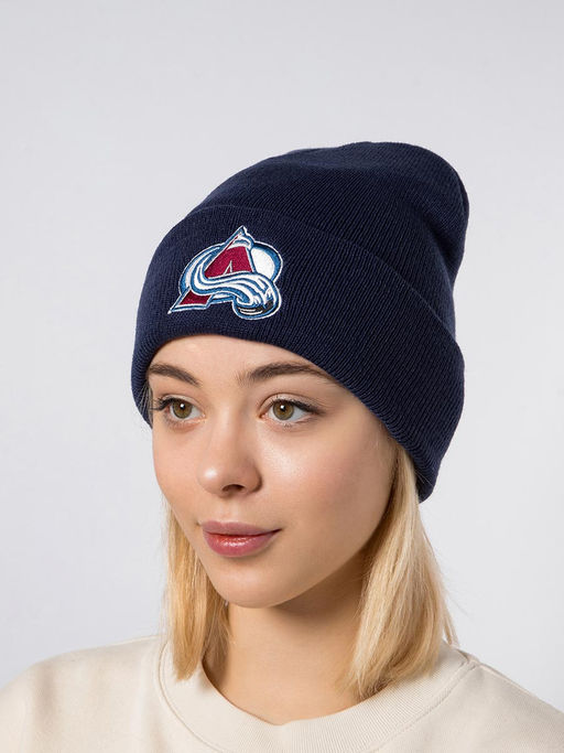 Шапка AMERICAN NEEDLE арт. 21019A-COA Colorado Avalanche Cuffed Knit NHL (темно-синий) фото 3