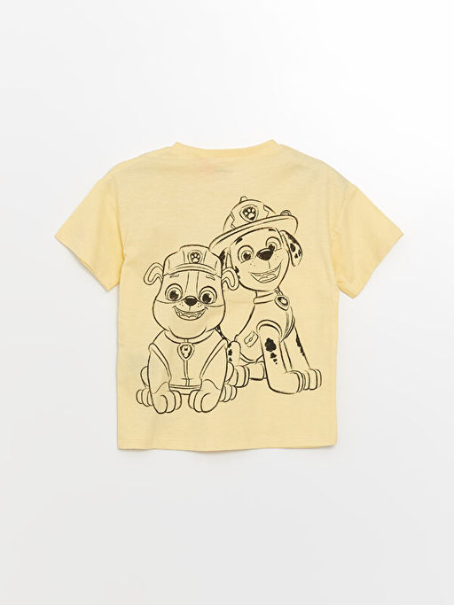Bisiklet Yaka Paw Patrol Bask?l? Erkek Bebek Ti??rt - Waikiki фото 2