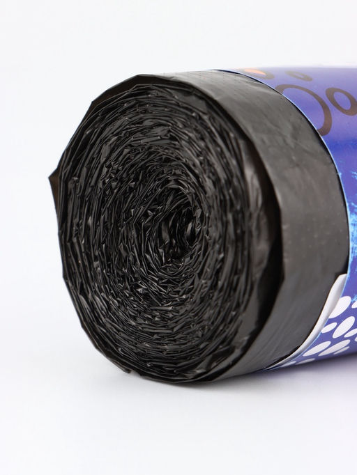 Цена за 2 шт. Мешки для мусора 120л, ПНД, толщина 15 мкм, 10 шт в рулоне, цвет черный