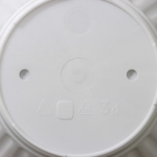 Горшок для цветов с поддоном «Лозанна», 3 л, пластиковый, белый