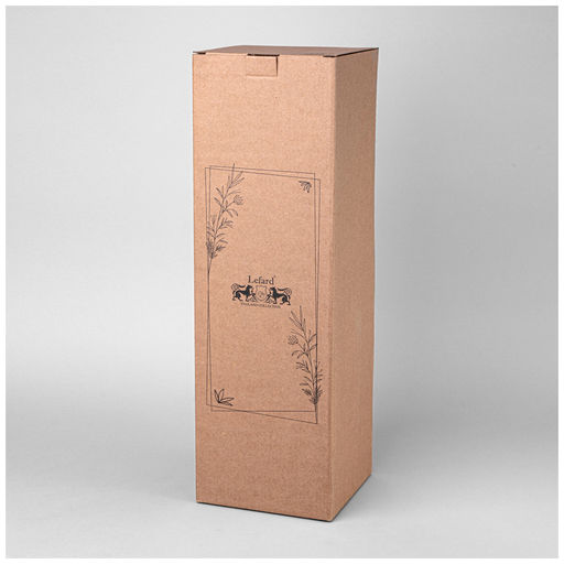 ВАЗА КЕРАМИЧЕСКАЯ 15*15*46,5 СМ ЦВЕТ: СЕРЫЙ - Lefard фото 2