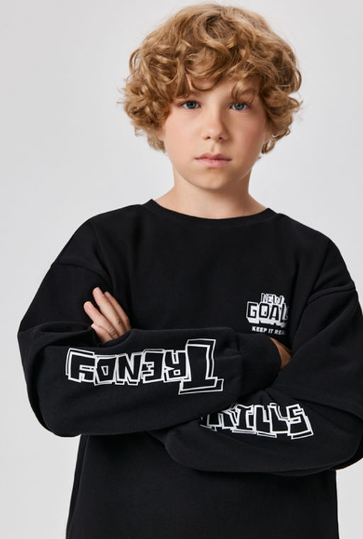 ACOOLA / Джемпер детский для мальчиков Snofrisk черный  фото 7