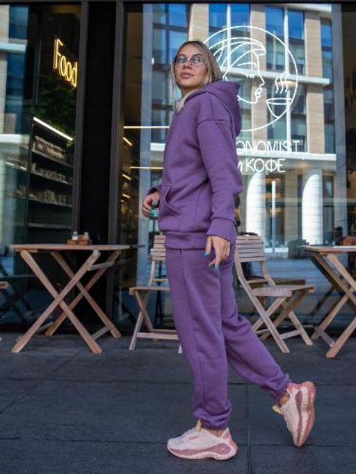 Женский Спортивный костюм БД040 сиреневый от Спортсоло - Sportsolo фото 3