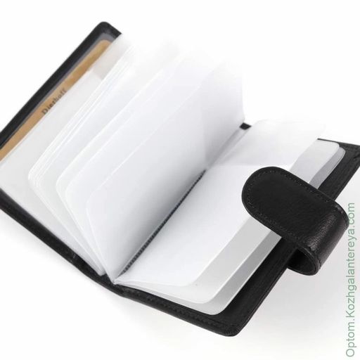 Мужская кожаная визитница Dierhoff Д 8131-010 - Sergio valentini фото 3