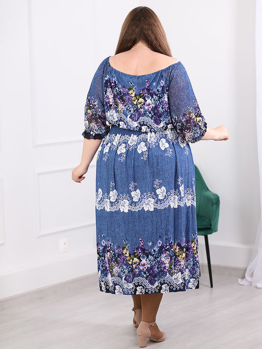 Платье женское повседневное длинное - Almond фото 5