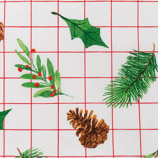 Скатерть новогодняя Доляна New Year 146?220 см, 100% хлопок, рогожка 164 г/м?