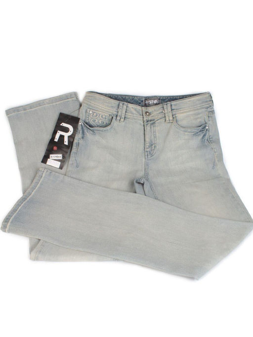 MK1555 GRAY/LT. BLUE Джинсы женские - Fashion фото 3