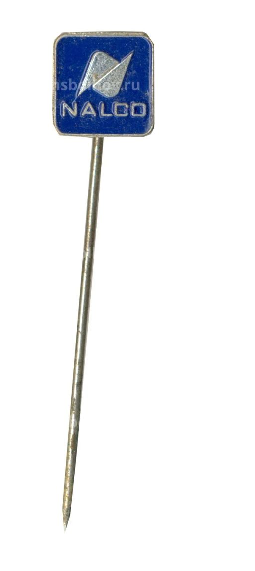 Значок рекламный Nalco