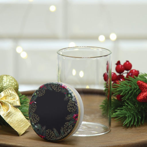 Банка для хранения новогодняя «Зимние истории», стекло, 100 мл