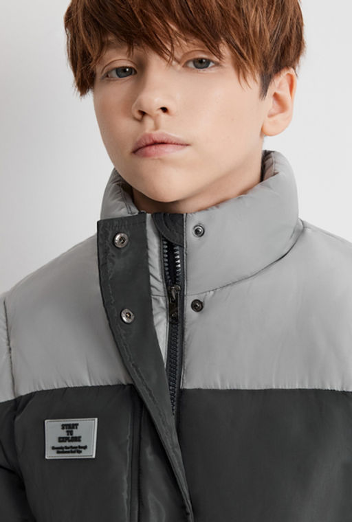 ACOOLA / Утеплённая куртка со съёмными рукавами для мальчиков  фото 5