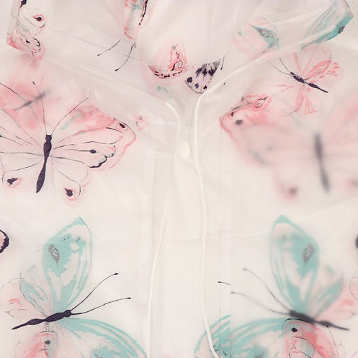 Дождевик детский Бабочки, рост 125-155 см - Funny toys фото 3