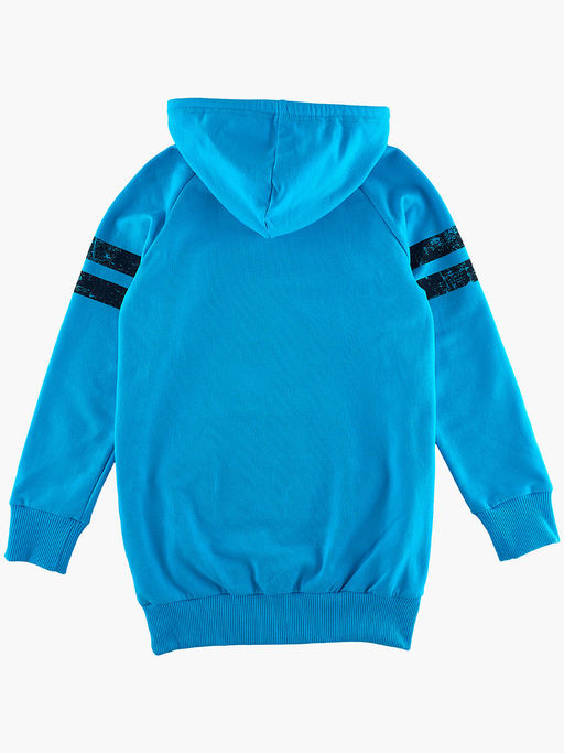 Толстовка для девочки с принтом UD 0440 голубой - Mini maxi фото 8