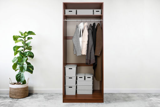 Корзинка с крышкой 7,5 л 35*24,5*10,5 см Береста светло-серая (модель 5221/08) - Elan gallery фото 6