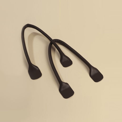 Ручки для сумки, пара, 44 ± 1×1 см, цвет коричневый