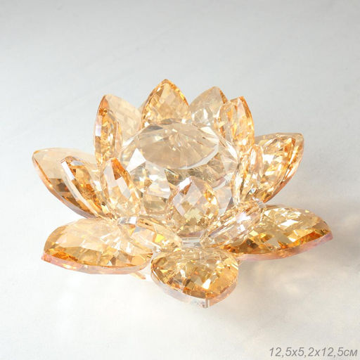 Сувенир из хрусталя Лотос 12,5х5,2 см / S620 /уп 48/ - Галеонтрейд фото 6