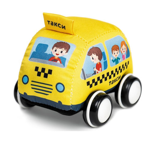 Стеллар. Машинка мягкая арт.03105 "Такси" /16
