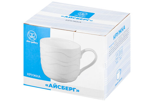 Кружка 400 мл 13*9*9 см Айсберг волны - Elan gallery фото 11