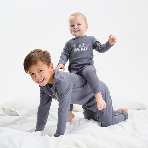 Комбинезон Крошка Я Brother, рост 80-86 см, цвет тёмно-серый  фото 4