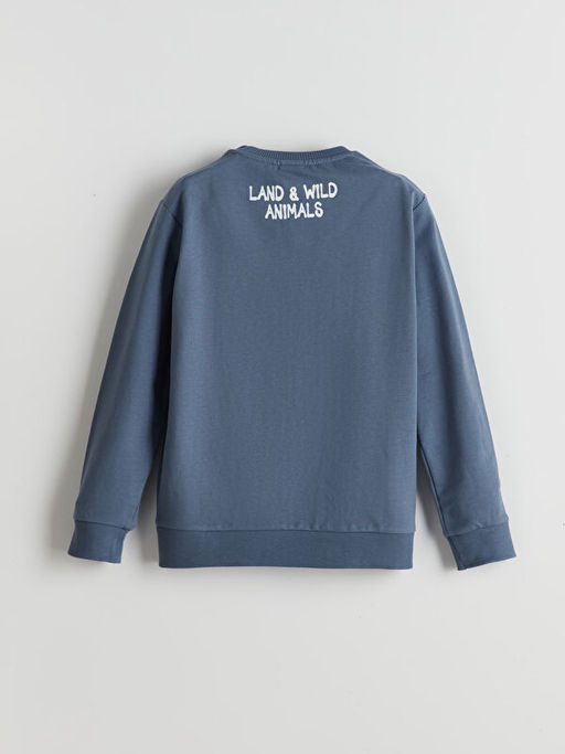 Bisiklet Yaka Erkek ?ocuk Sweatshirt